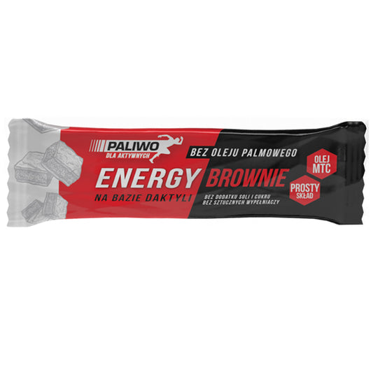 BATON ENERGY BROWNIE + KOFEINA 50 g - PALIWO DLA AKTYWNYCH-0