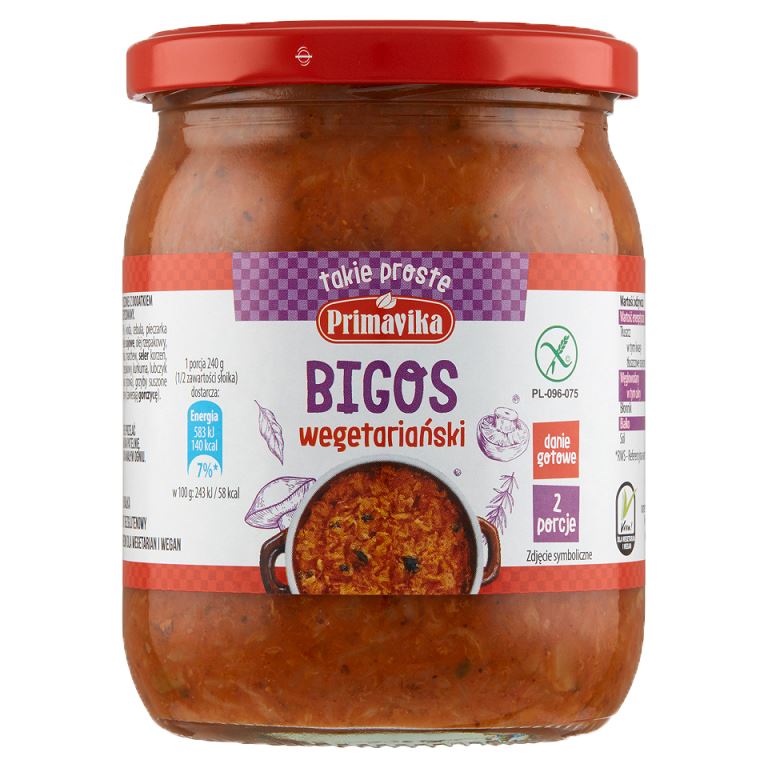 BIGOS WEGETARIAŃSKI BEZGLUTENOWY 480 g - PRIMAVIKA-0