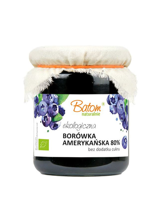 BORÓWKA AMERYKAŃSKA 80 %  BIO 260 g - BATOM-0