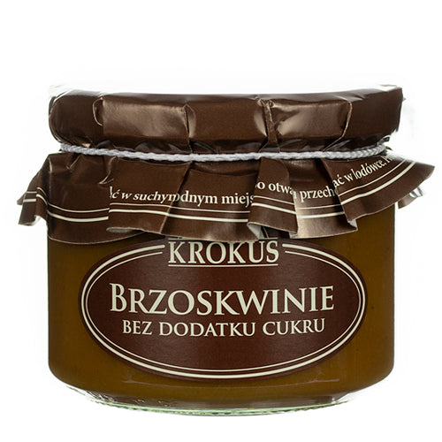 BRZOSKWINIE BEZ DODATKU CUKRU 310 g - KROKUS-0