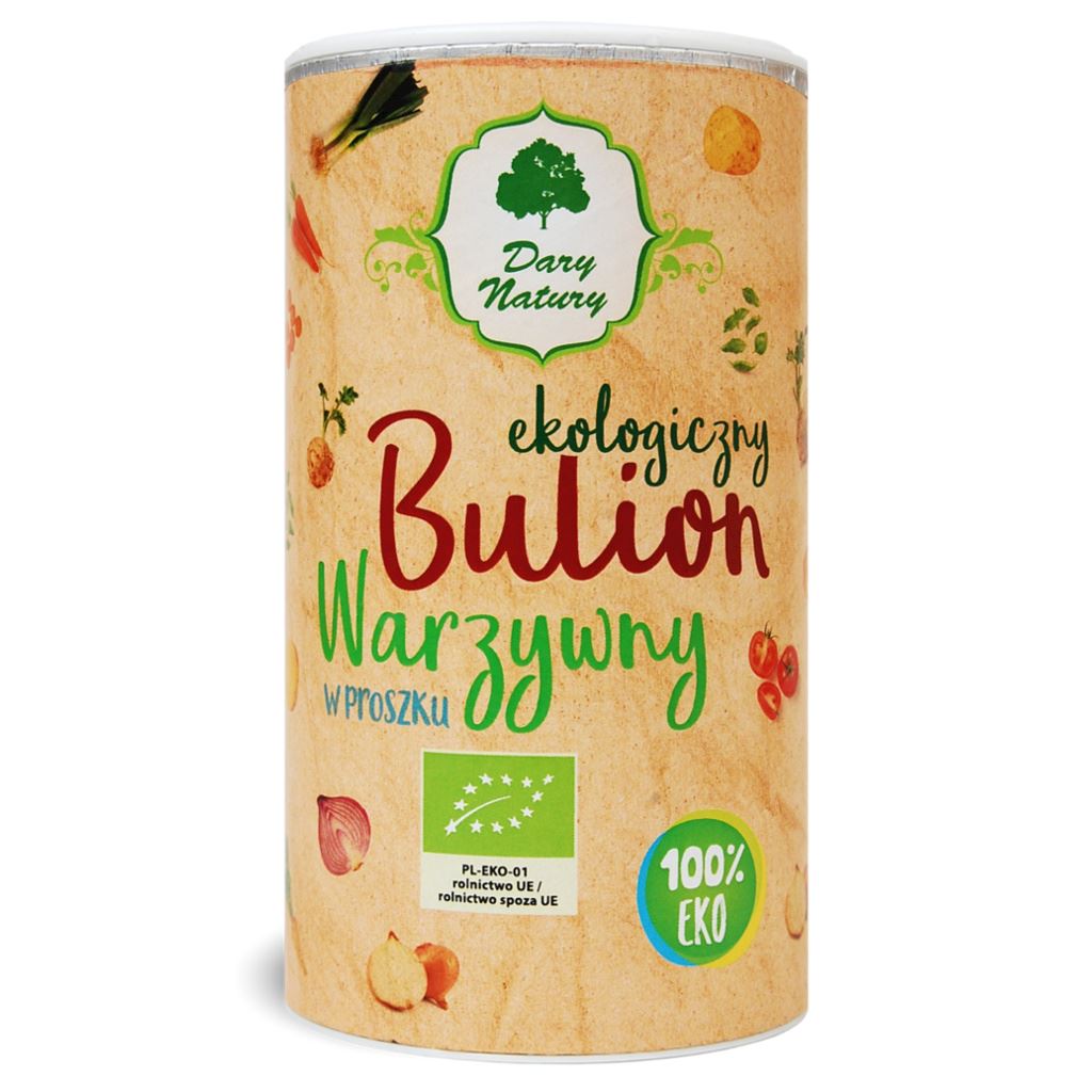 BULION WARZYWNY W PROSZKU BIO 200 g - DARY NATURY-0