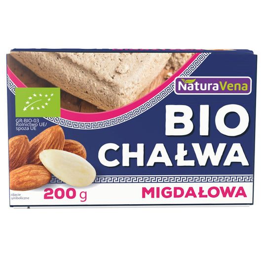 CHAŁWA Z MIGDAŁAMI BIO 200 g - NATURAVENA-0