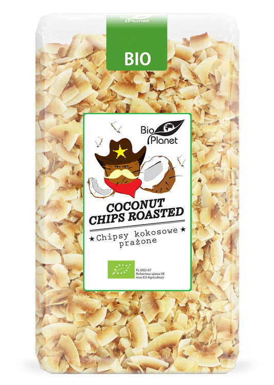 CHIPSY KOKOSOWE PRAŻONE BIO 400 g - BIO PLANET-0