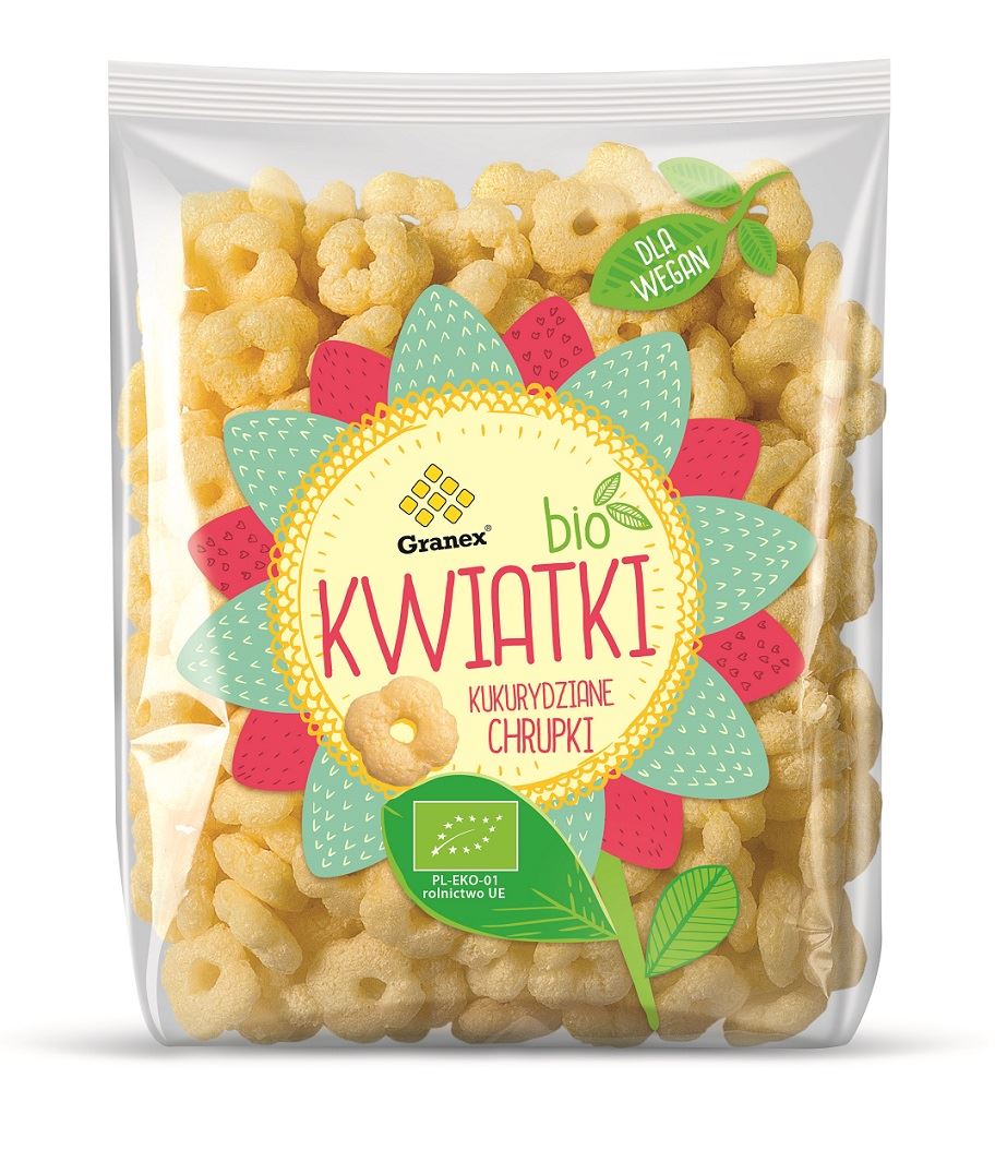 CHRUPKI KUKURYDZIANE KWIATKI BIO 80 g - GRANEX-0