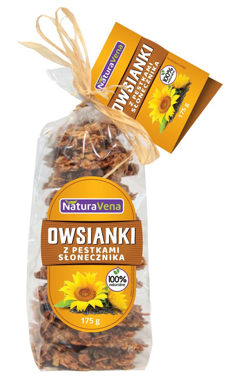 CIASTKA OWSIANKI Z PESTKAMI SŁONECZNIKA 175 g - NATURAVENA-0