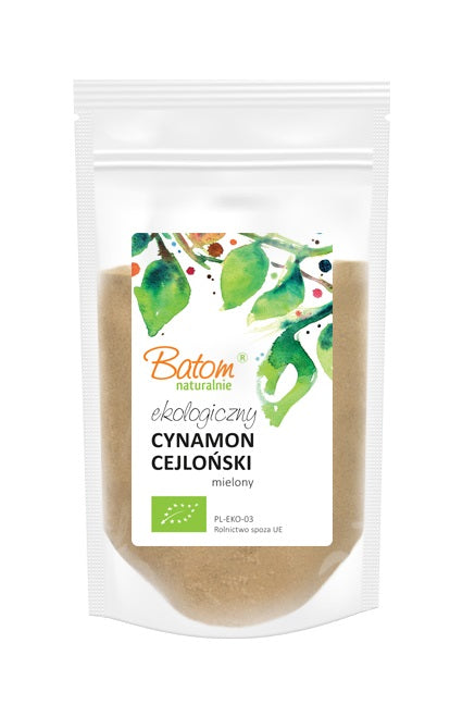 CYNAMON CEJLOŃSKI MIELONY BIO 125 g - BATOM-0