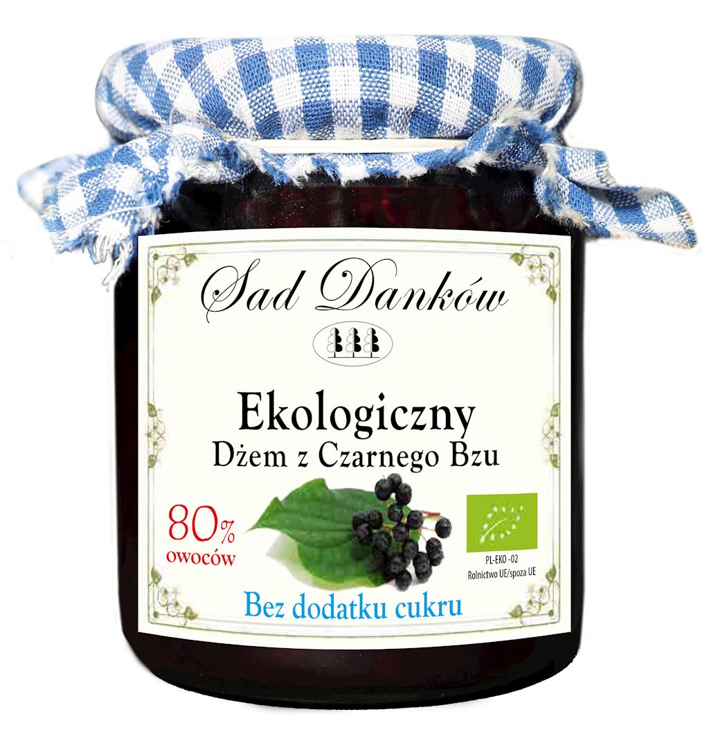 CZARNY BEZ 80 % BIO 260 g - SAD DANKÓW-0