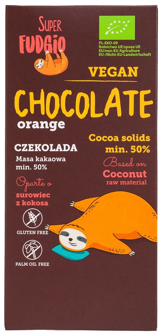 CZEKOLADA POMARAŃCZOWA BEZGLUTENOWA BIO 80 g - ME GUSTO (SUPER FUDGIO)-0