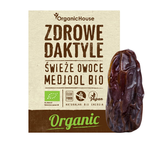 DAKTYLE MEDJOOL ŚWIEŻE BEZGLUTENOWE BIO 280 g - ORGANIC HOUSE (ZDROWE DAKTYLE)-0