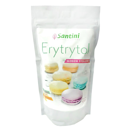 ERYTRYTOL FRANCUSKI BEZGLUTENOWY 500 g (TOREBKA) - SANTINI-0