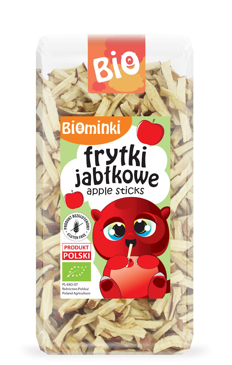 FRYTKI JABŁKOWE BEZGLUTENOWE BIO 50 g - BIOMINKI-0