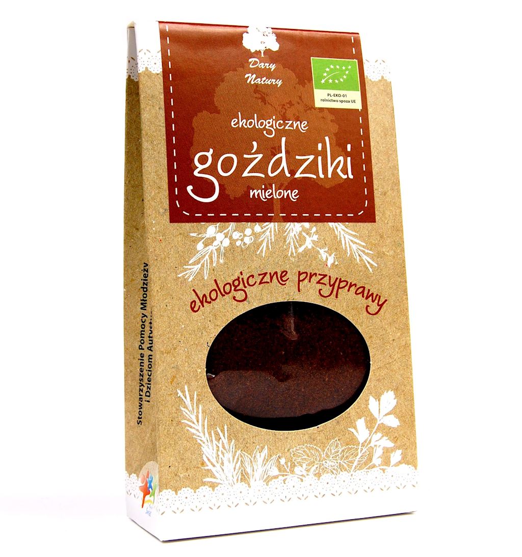 GOŹDZIKI MIELONE BIO 30 g - DARY NATURY-0