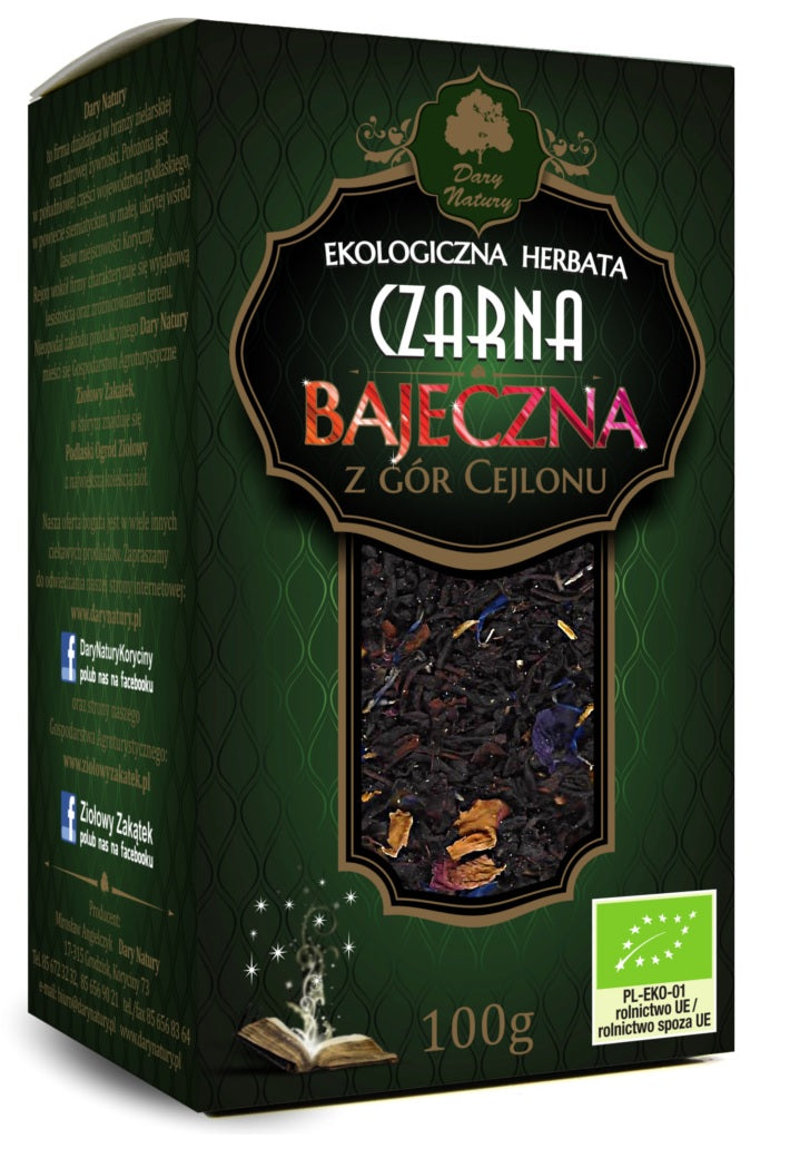 HERBATA CZARNA BAJECZNA BIO 100 g - DARY NATURY-0