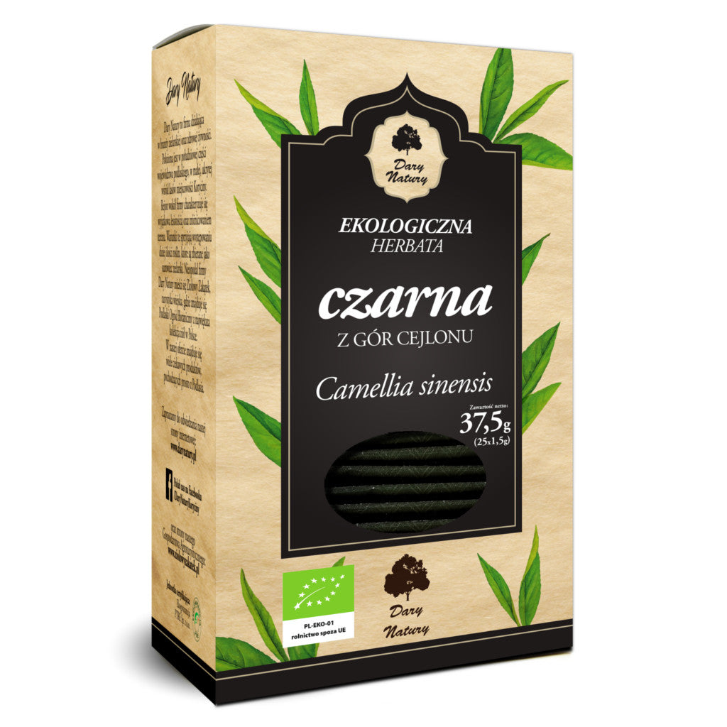 HERBATA CZARNA BIO (25 x 1,5 g) 37,5 g - DARY NATURY-0