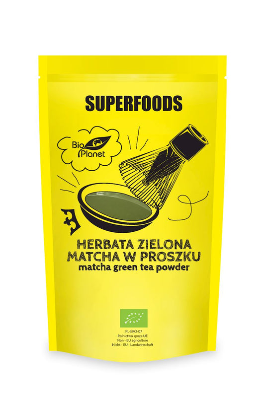 HERBATA ZIELONA MATCHA BIO 100 g - BIO PLANET-0