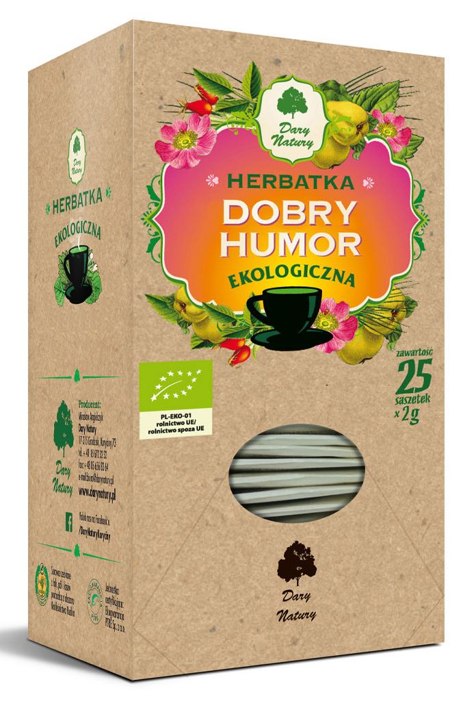 HERBATKA DOBRY HUMOR BIO (25 x 2 g) 50 g - DARY NATURY-0