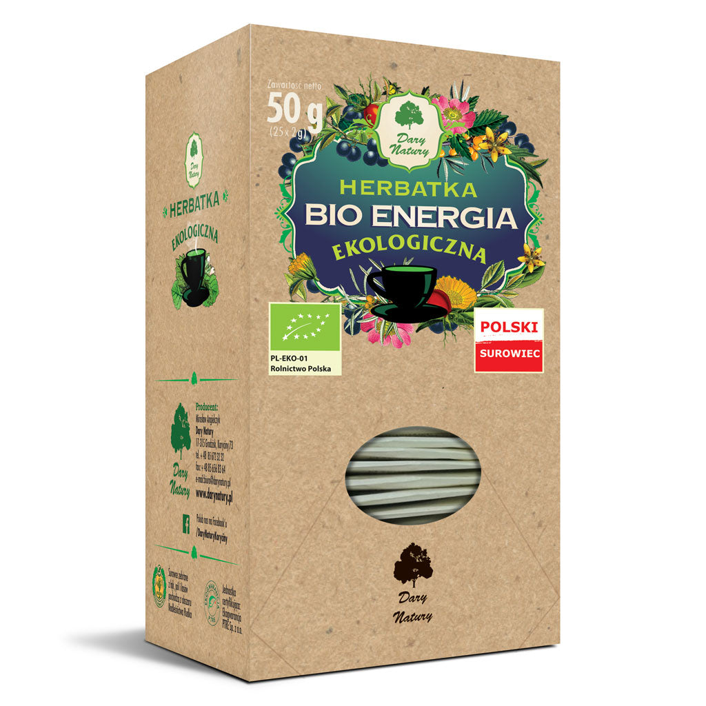 HERBATKA ENERGIA BIO (25 x 2 g) 50 g - DARY NATURY-0