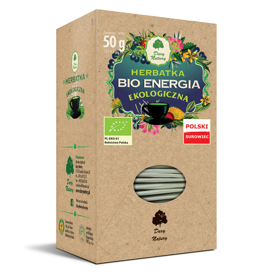 HERBATKA ENERGIA BIO (25 x 2 g) 50 g - DARY NATURY-0