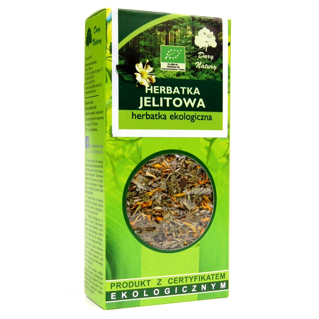 HERBATKA JELITOWA BIO 50 g - DARY NATURY-0