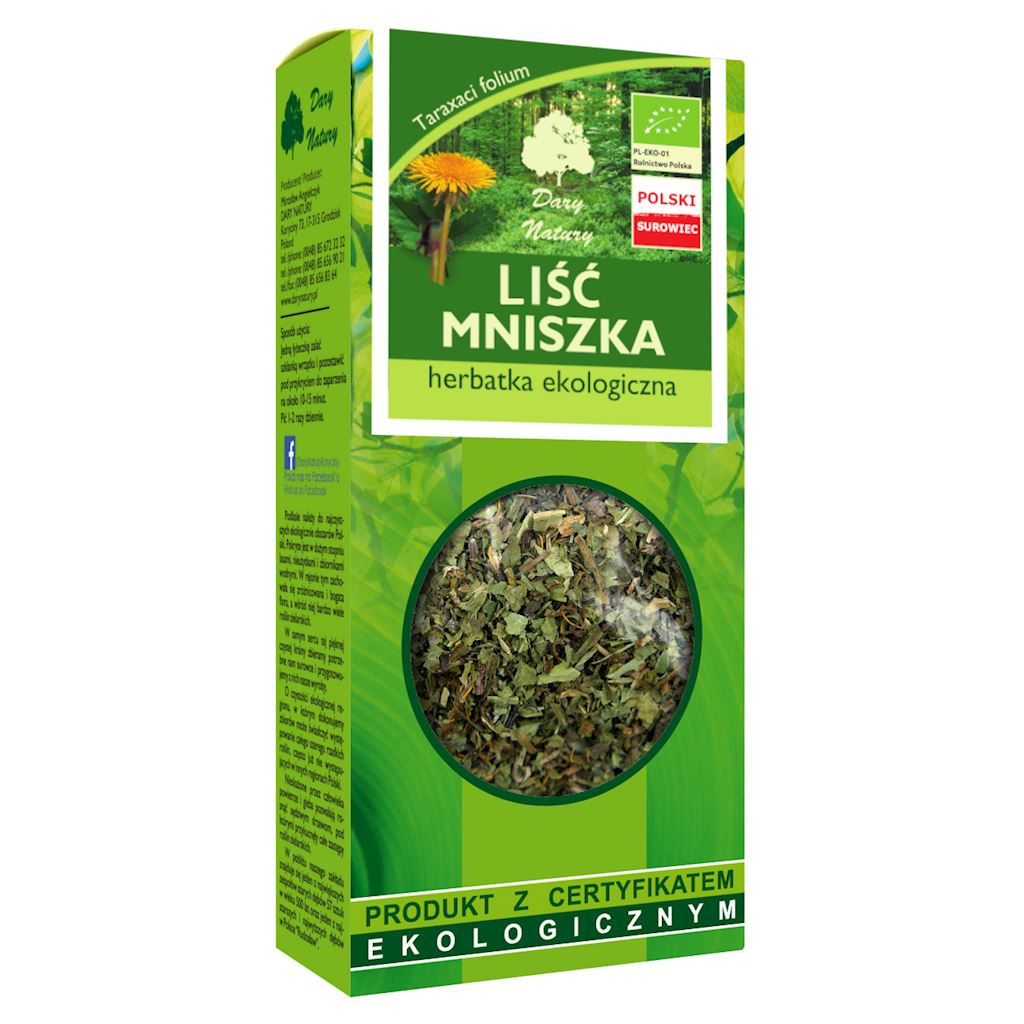 HERBATKA LIŚĆ MNISZKA BIO 25 g - DARY NATURY-0