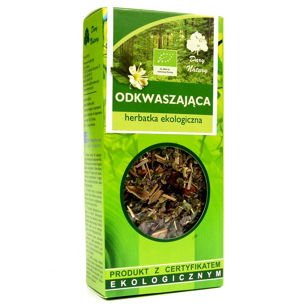 HERBATKA ODKWASZAJĄCA BIO 50 g - DARY NATURY-0