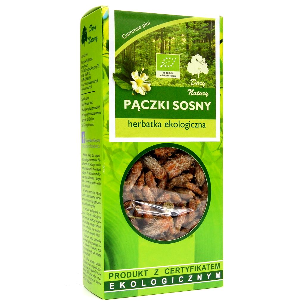 HERBATKA PĄCZKI SOSNY BIO 50 g - DARY NATURY-0