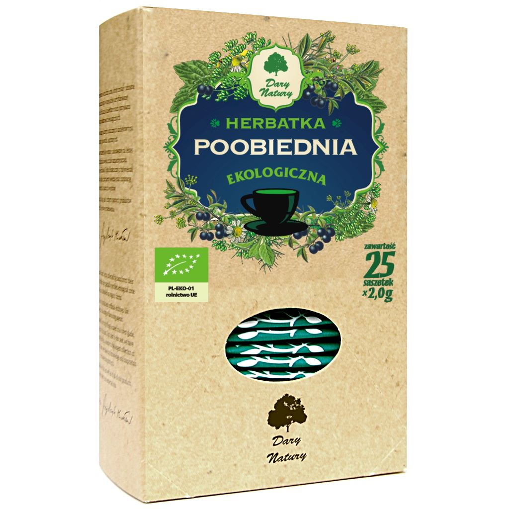 HERBATKA POOBIEDNIA BIO (25 x 2 g) 50 g - DARY NATURY-0