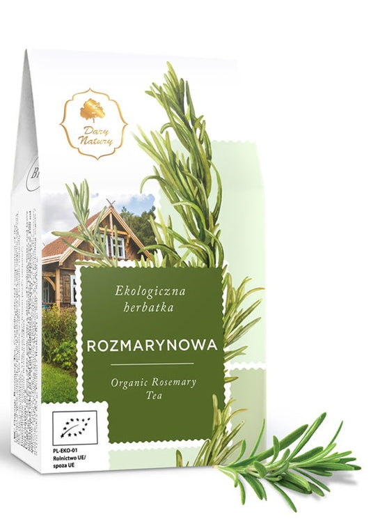 HERBATKA ROZMARYNOWA BIO 80 g - DARY NATURY-0