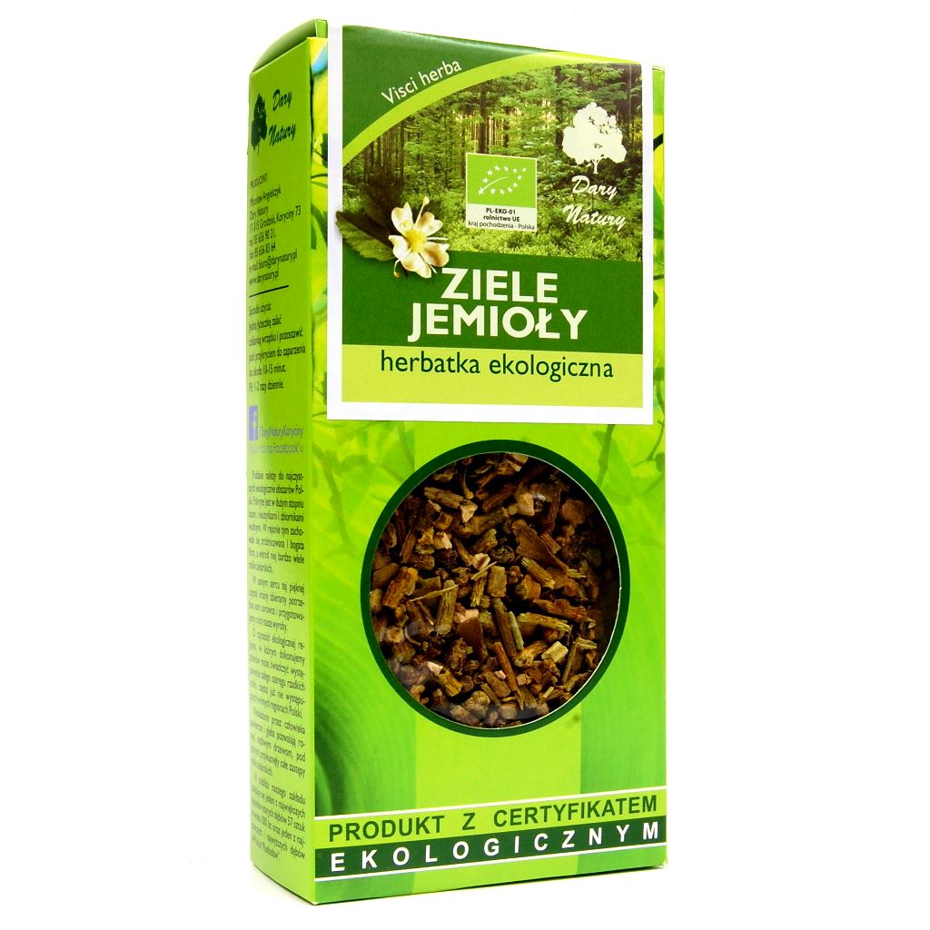 HERBATKA ZIELE JEMIOŁY BIO 50 g - DARY NATURY-0