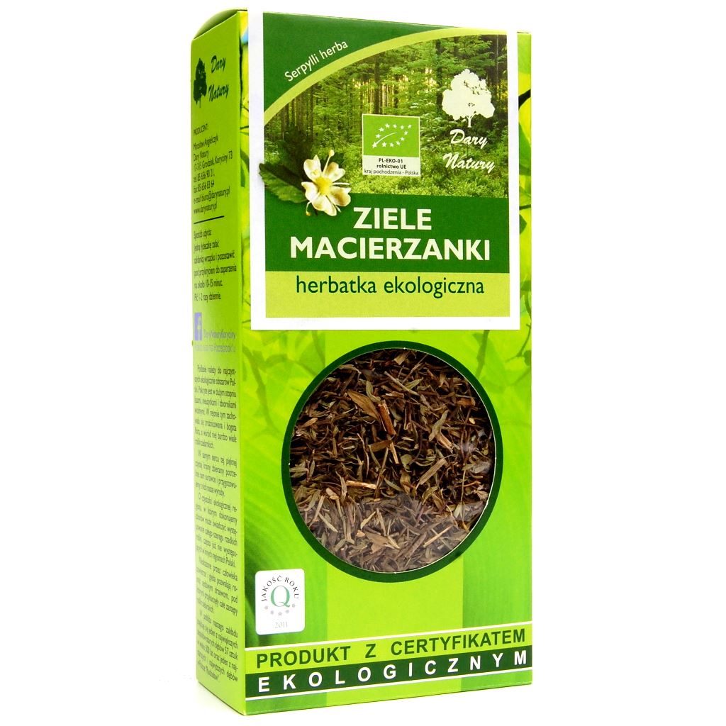 HERBATKA ZIELE MACIERZANKI BIO 25 g - DARY NATURY-0