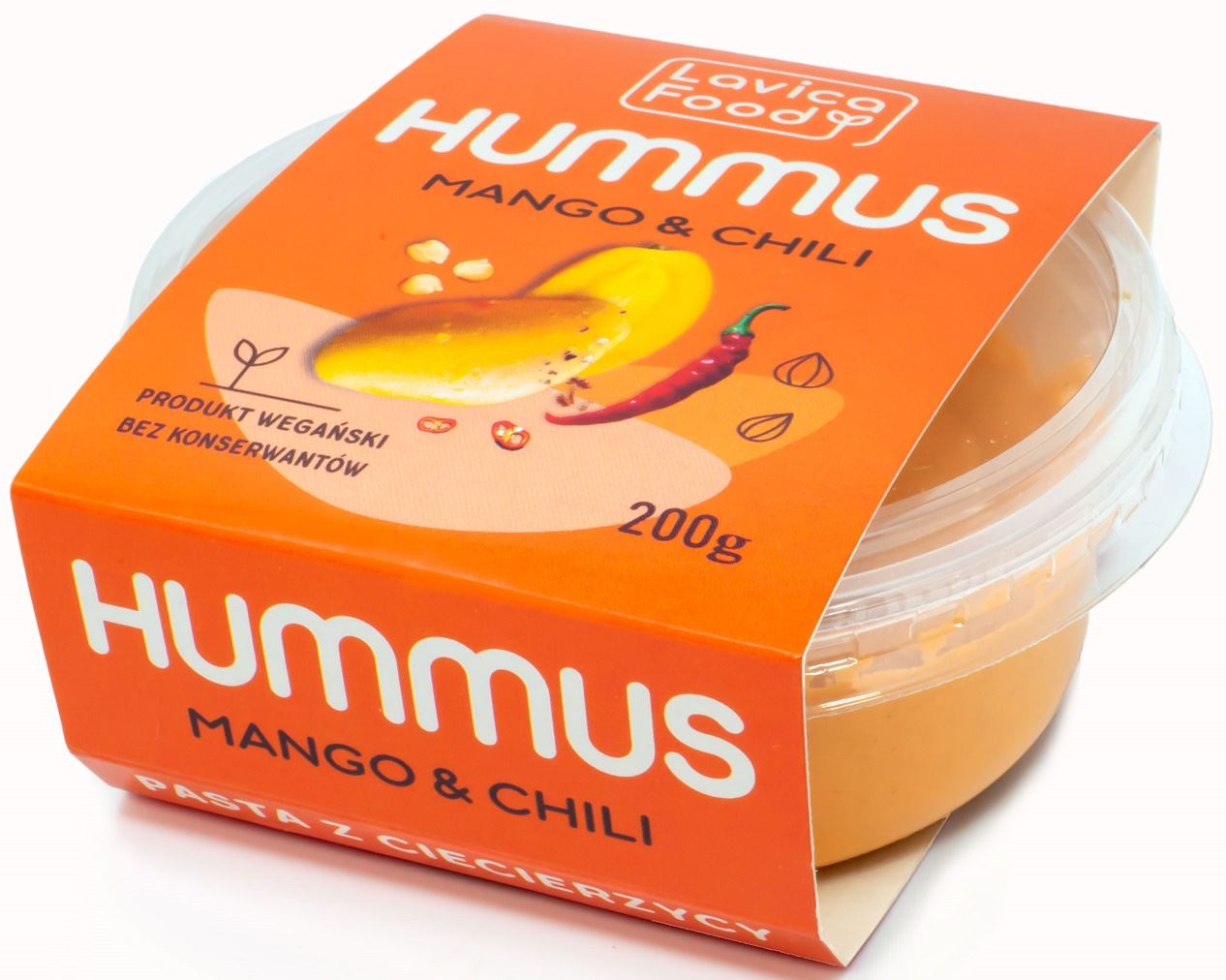 HUMMUS MANGO I CHILI 200 g - LAVICA FOOD-0