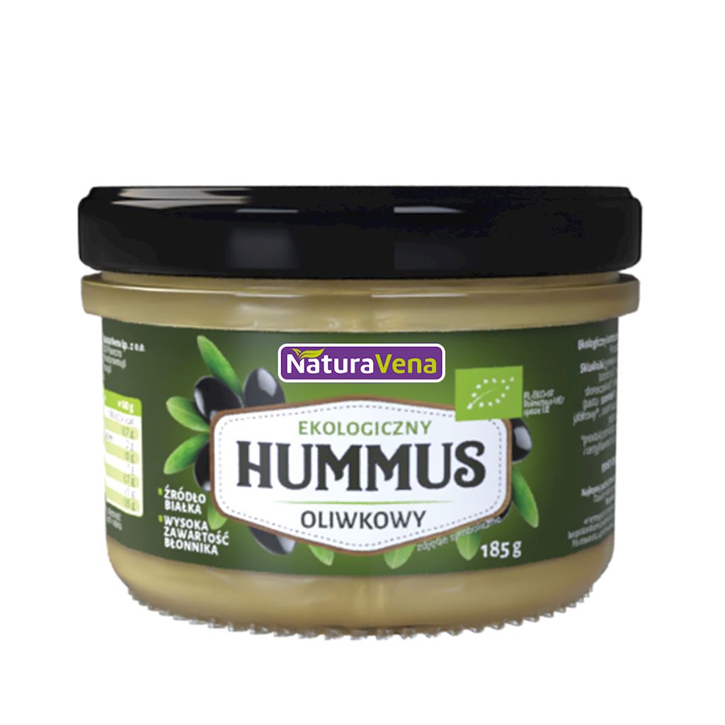 HUMMUS OLIWKOWY BIO 185 g - NATURAVENA-0