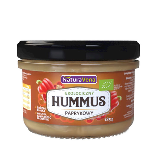 HUMMUS PAPRYKOWY BIO 185 g - NATURAVENA-0