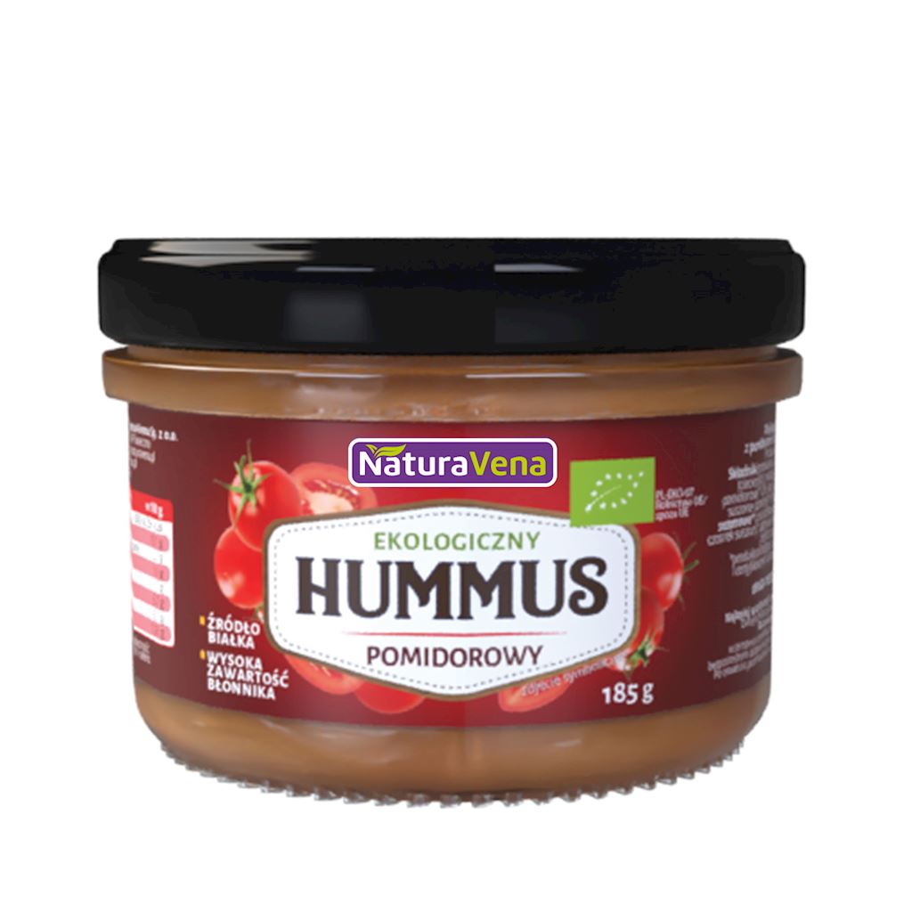 HUMMUS POMIDOROWY BIO 185 g - NATURAVENA-0