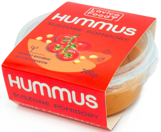 HUMMUS SUSZONE POMIDORY 200 g - LAVICA FOOD-0