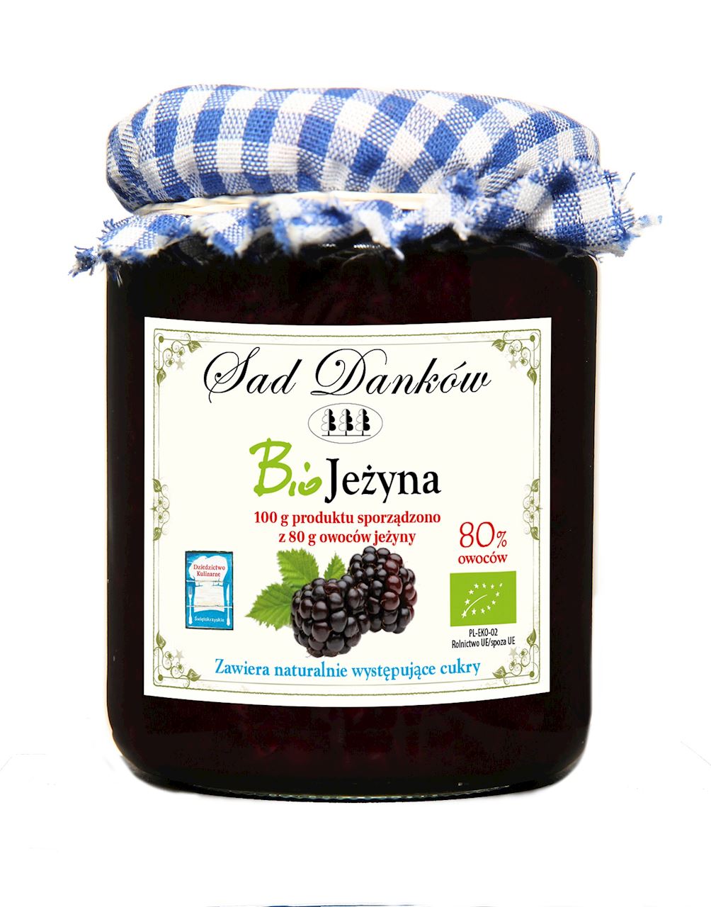 JEŻYNA 80 % BIO 260 g - SAD DANKÓW-0