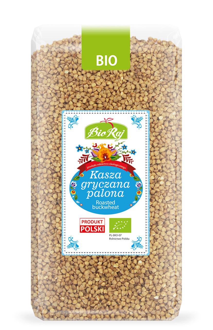 KASZA GRYCZANA PALONA BIO 500 g - BIO RAJ-0