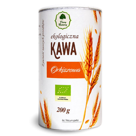 KAWA ZBOŻOWA ORKISZOWA BIO 200 g - DARY NATURY-0