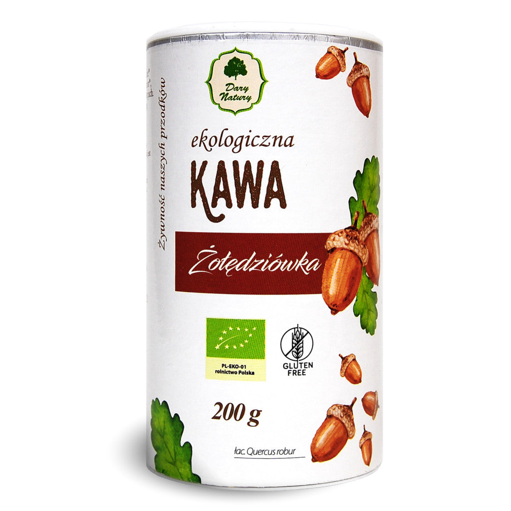 KAWA ŻOŁĘDZIÓWKA BEZGLUTENOWA BIO 200 g - DARY NATURY-0