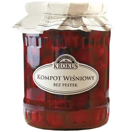 KOMPOT WIŚNIOWY 700 g (320 g) - KROKUS-0