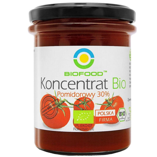 KONCENTRAT POMIDOROWY 30 % BEZGLUTENOWY BIO 200 g - BIO FOOD-0