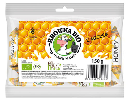 KRÓWKI Z MIODEM BEZGLUTENOWE BIO 150 g - EKOFLORKA-0