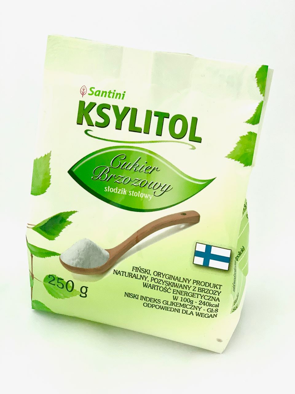 KSYLITOL 250 g (TOREBKA) - SANTINI (FINLANDIA)-0