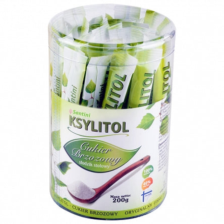 KSYLITOL W SASZETKACH (40 x 5 g) 200 g - SANTINI (FINLANDIA)-0