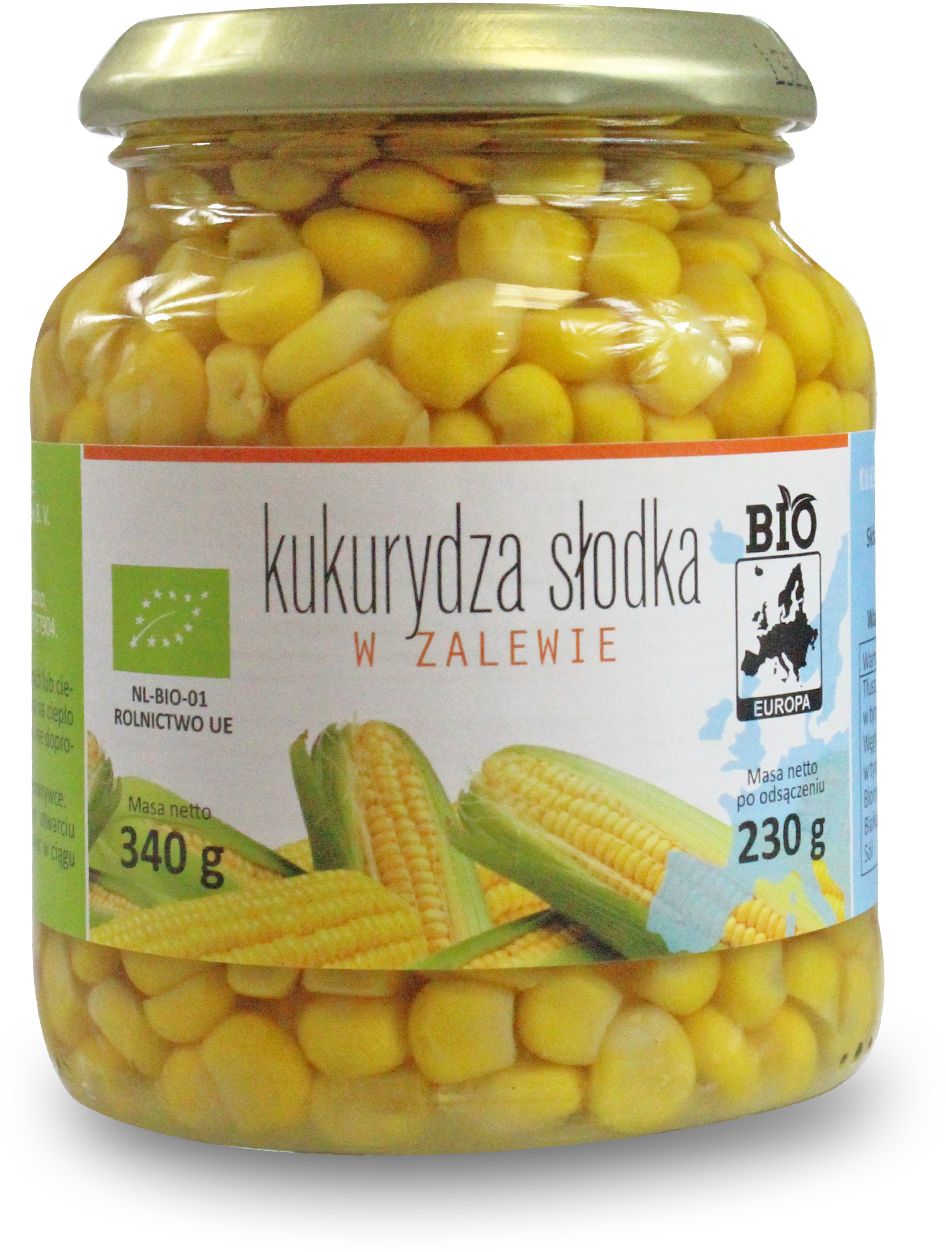 KUKURYDZA SŁODKA W ZALEWIE BIO 340 g (230 g) (SŁOIK) - BIO PLANET-0