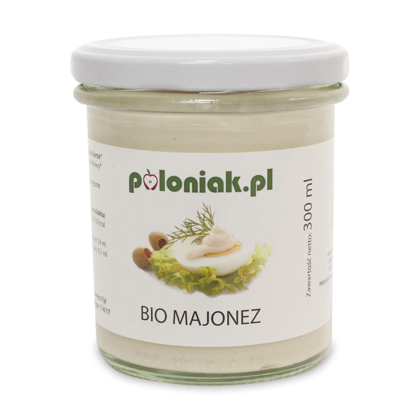 MAJONEZ JAJECZNY BIO 300 ml - POLONIAK-0