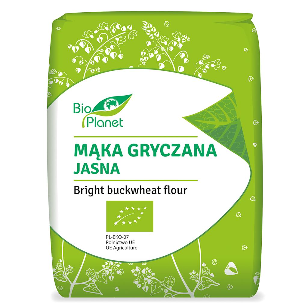 MĄKA GRYCZANA JASNA BIO 1 kg - BIO PLANET-0