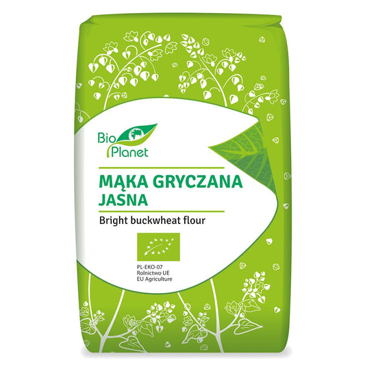 MĄKA GRYCZANA JASNA BIO 500 g - BIO PLANET-0