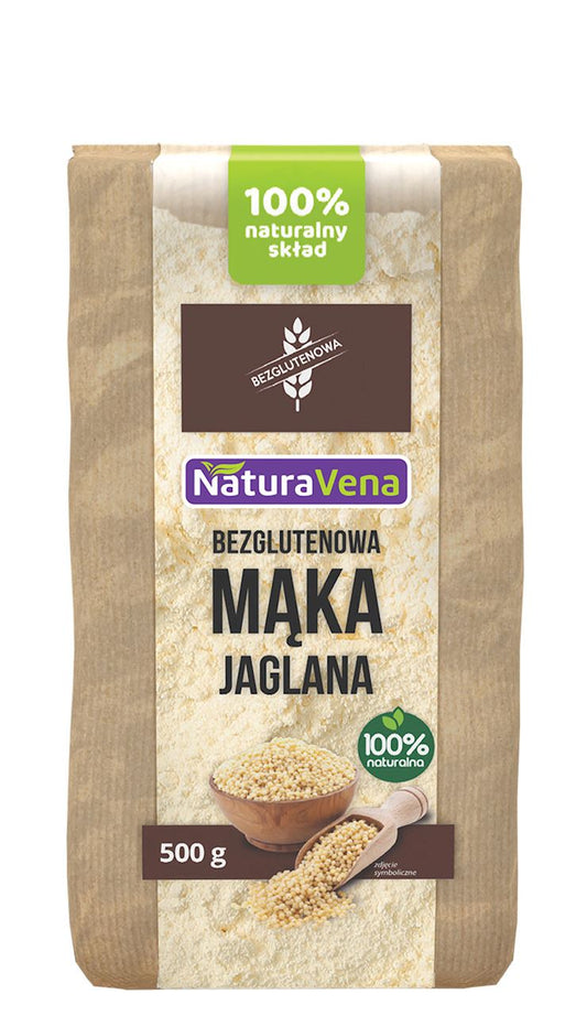 MĄKA JAGLANA BEZGLUTENOWA 500 g - NATURAVENA-0