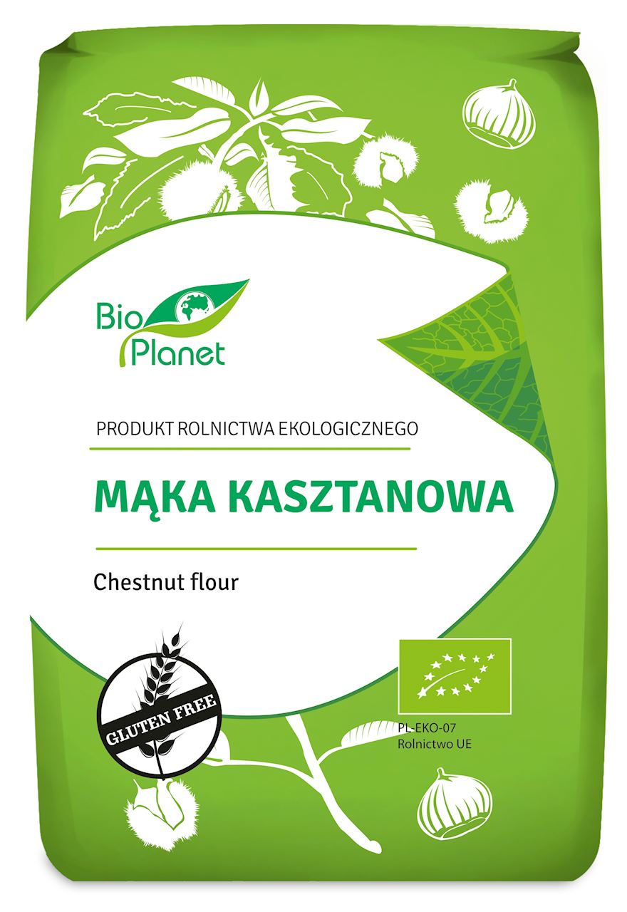 MĄKA KASZTANOWA BEZGLUTENOWA BIO 400 g - BIO PLANET-0